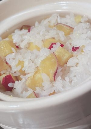 土鍋でさつまいもご飯♪-レシピのメイン写真