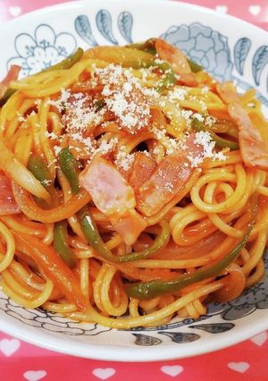 パスタの定番♪ナポリタンスパゲティ-レシピのメイン写真