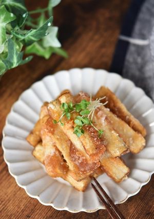 ガーリック醤油味！ごぼうのから揚げ-レシピのメイン写真
