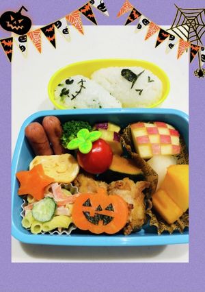 小学生ハロウィン弁当-レシピのメイン写真