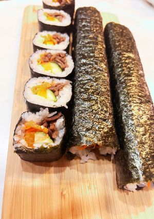 牛肉のキムパ-レシピのメイン写真
