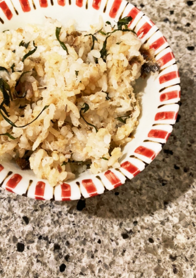 大葉と鯵の塩焼き混ぜご飯〜鯵の出汁茶漬け-レシピのメイン写真