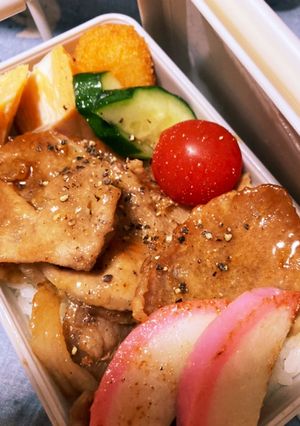 高校生、焼き肉弁当-レシピのメイン写真