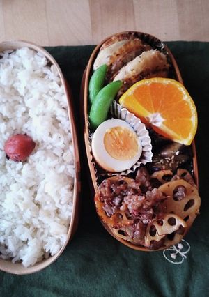 お弁当★少量牛肉とレンコン旨辛中華炒め-レシピのメイン写真