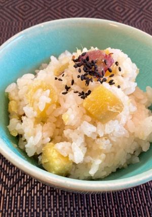 もちもち絶品さつまいもごはん♡-レシピのメイン写真