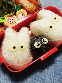 小トトロ&まっくろくろすけ-レシピのメイン写真