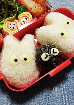 小トトロ&まっくろくろすけ-レシピのメイン写真