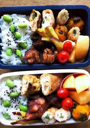 秋の陸上記録会弁当-レシピのメイン写真