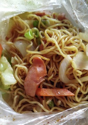 アイラップでレンジ焼きそば-レシピのメイン写真