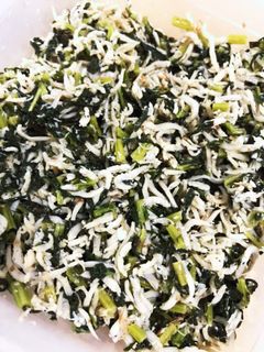 大根の葉としらすの炒め物-レシピのメイン写真