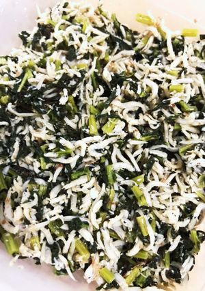 大根の葉としらすの炒め物-レシピのメイン写真