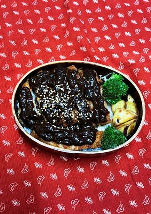 10/13 くるみ入り味噌カツ弁当-レシピのメイン写真