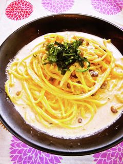 ☺白だしで簡単♪たらこクリームパスタ☺-レシピのメイン写真