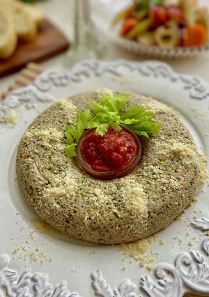 セロリの葉っぱと豆腐でスフォルマート-レシピのメイン写真