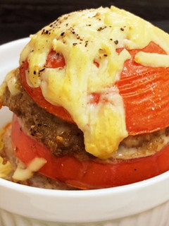 トマトと挽肉の重ね焼き-レシピのメイン写真