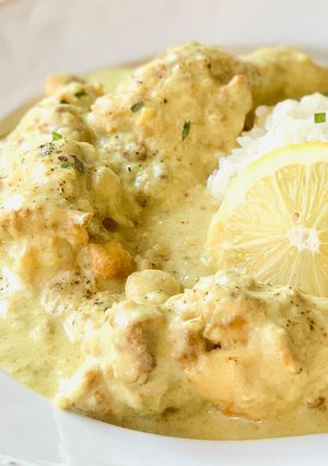 95℃ 簡単 レモンクリームチキンカレー-レシピのメイン写真