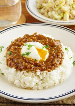 ☆簡単☆包丁不使用！レンジでキーマカレー-レシピのメイン写真