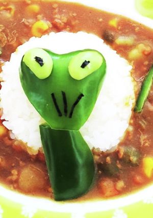 昆虫すごいぜ!かまきりカレー-レシピのメイン写真