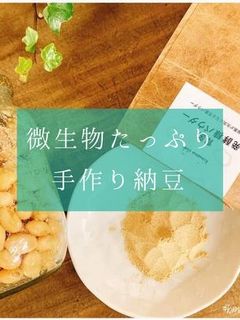 微生物たっぷり手作り納豆-レシピのメイン写真