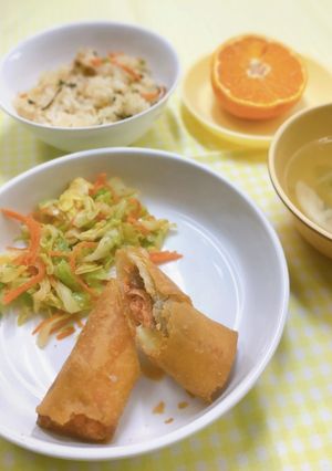 鮭のチーズ春巻き-レシピのメイン写真