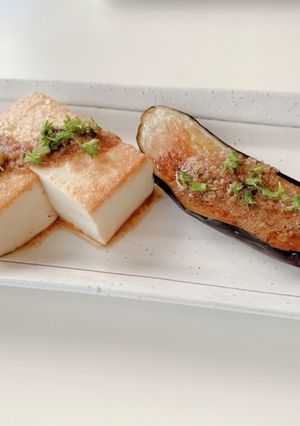 焼き豆腐&焼き茄子-レシピのメイン写真