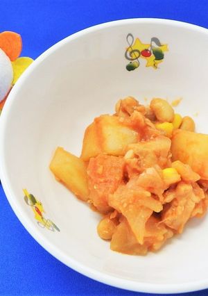 さけとじゃがいものトマト煮★尾張旭市-レシピのメイン写真
