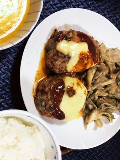 お肉ゴロゴロハンバーグ-レシピのメイン写真