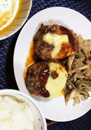 お肉ゴロゴロハンバーグ-レシピのメイン写真
