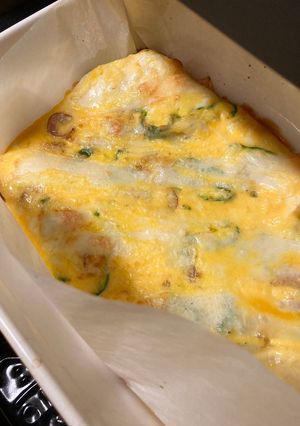 オーブンに入れるだけ！豆腐のオムレツ♪-レシピのメイン写真