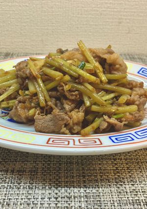 牛肉とフキのピリ辛炒め-レシピのメイン写真