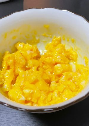 レンジで炒り卵-レシピのメイン写真
