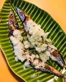 秋刀魚の塩焼き●おろし隠しの術