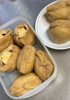 ゆかり混ぜ混み酢飯でおいなりさん🎶-レシピのメイン写真