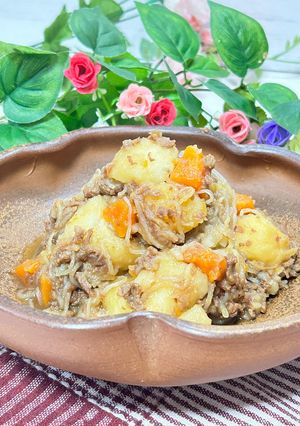 学校給食風👨🍳とろットロっ🥩🥔肉じゃが🍲-レシピのメイン写真
