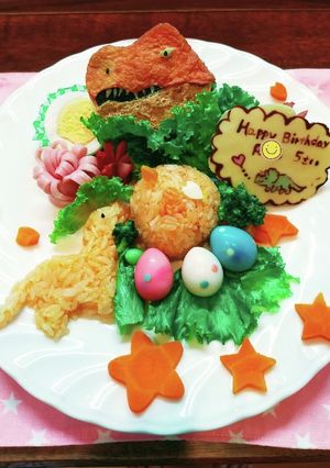 恐竜ランチプレート-レシピのメイン写真