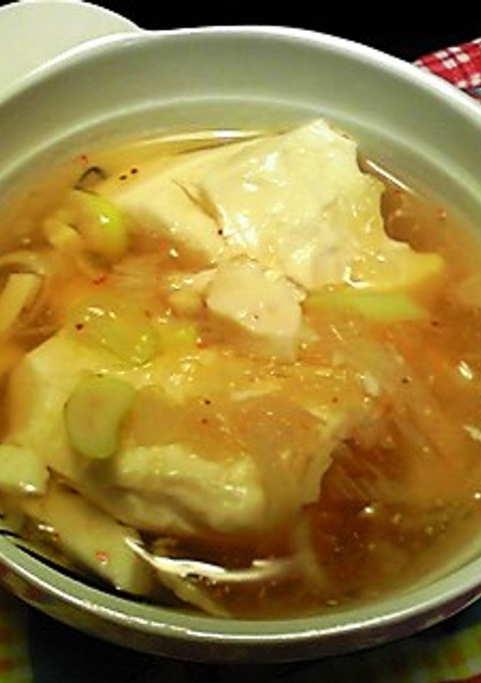 ★豆腐とネギのおろしあんかけスープ★-レシピのメイン写真