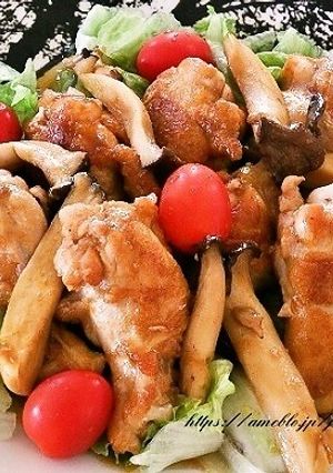 鶏手羽元とエリンギのスパイシー照り焼き-レシピのメイン写真