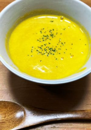 レンジで簡単カボチャのスープ-レシピのメイン写真