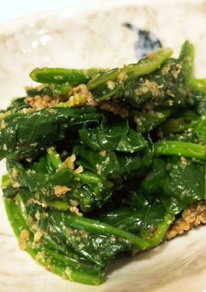 【おふくろの味】ほうれん草の胡麻よごし-レシピのメイン写真