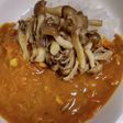 きのこカレー*ガーリックバターソテーのせ