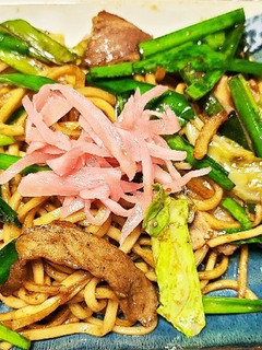 新生姜入りソース焼きそば-レシピのメイン写真