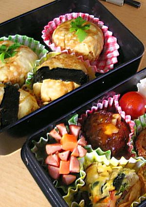 彼のお弁当☆手鞠オムライス-レシピのメイン写真