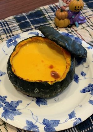 ハロウィン♫南瓜のバスクチーズケーキ-レシピのメイン写真