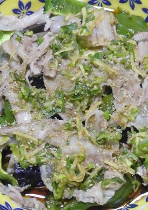 レンジで簡単ナスとピーマンの酒蒸し-レシピのメイン写真