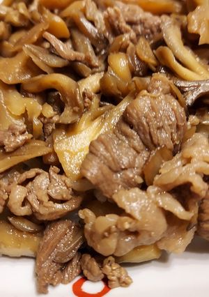 カロリー控えめ☆舞茸バター牛丼-レシピのメイン写真