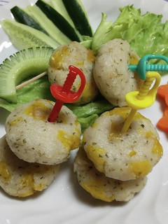 れんこんベジ団子-レシピのメイン写真