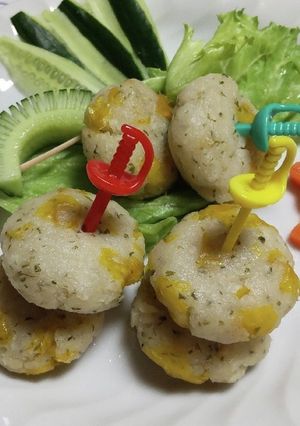 れんこんベジ団子-レシピのメイン写真