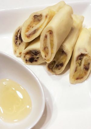 進化系!くるりんサツマイモクリーム-レシピのメイン写真