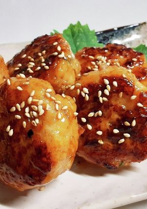 はんぺん入りふんわりつくね☆甘辛生姜味-レシピのメイン写真