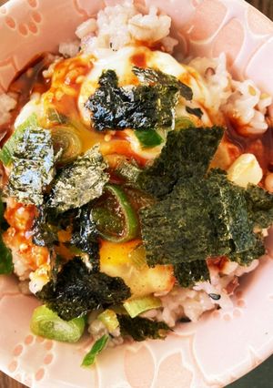 韓国風温玉TKG-レシピのメイン写真